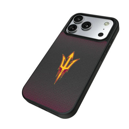 Arizona State University Sun Devils Linen MagSafe Compatible Phone Case for Apple iPhone