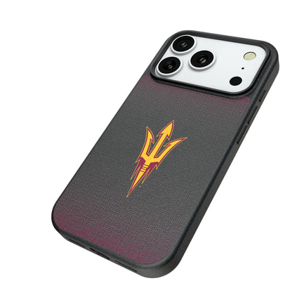 Arizona State University Sun Devils Linen MagSafe Compatible Phone Case for Apple iPhone