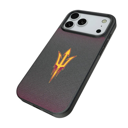 Arizona State University Sun Devils Linen MagSafe Compatible Phone Case for Apple iPhone