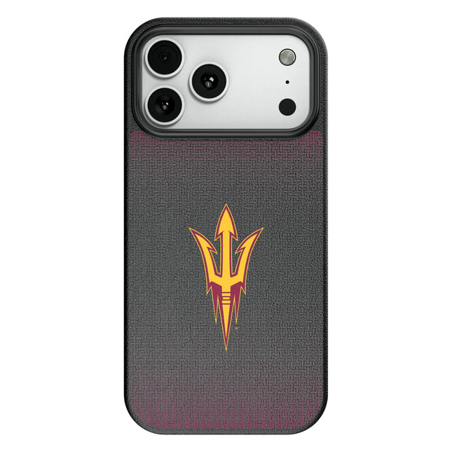 Arizona State University Sun Devils Linen MagSafe Compatible Phone Case for Apple iPhone