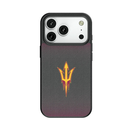 Arizona State University Sun Devils Linen MagSafe Compatible Phone Case for Apple iPhone
