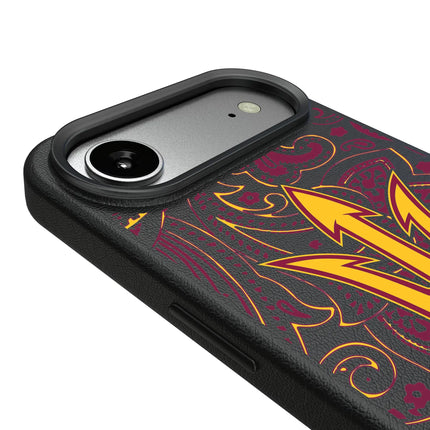 Arizona State University Sun Devils Paisley MagSafe Compatible Phone Case for Apple iPhone