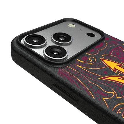 Arizona State University Sun Devils Paisley MagSafe Compatible Phone Case for Apple iPhone