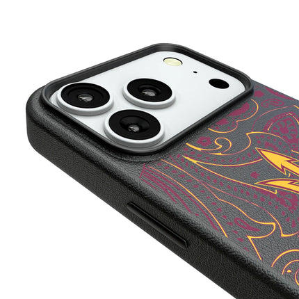 Arizona State University Sun Devils Paisley MagSafe Compatible Phone Case for Apple iPhone