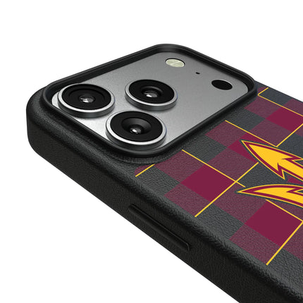 Arizona State University Sun Devils Plaid MagSafe Compatible Phone Case for Apple iPhone