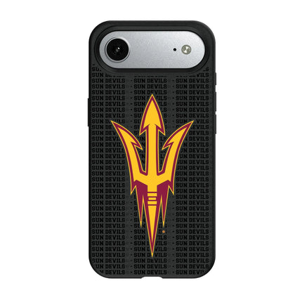 Arizona State University Sun Devils Text Backdrop MagSafe Compatible Phone Case for Apple iPhone