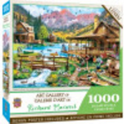 Art Gallery Canoes for Rent 1000 Piece Puzzle