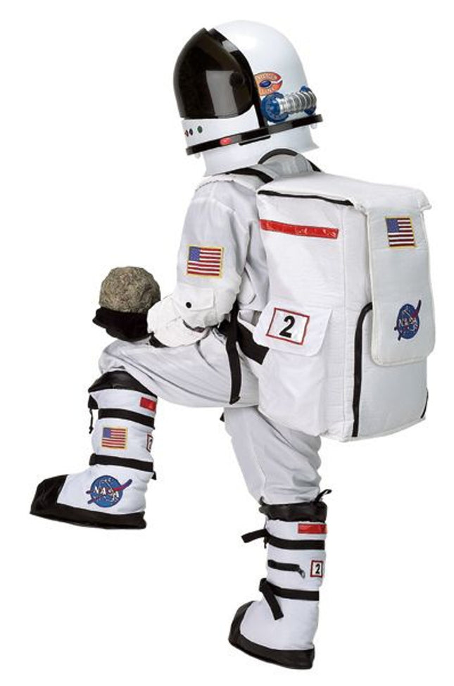 Personalized Child Astronaut Costume (White)