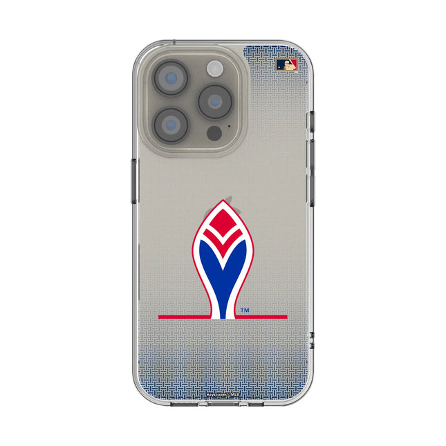 Atlanta Braves 1972-1975 - Cooperstown Collection Linen Clear Phone Case for Apple iPhone