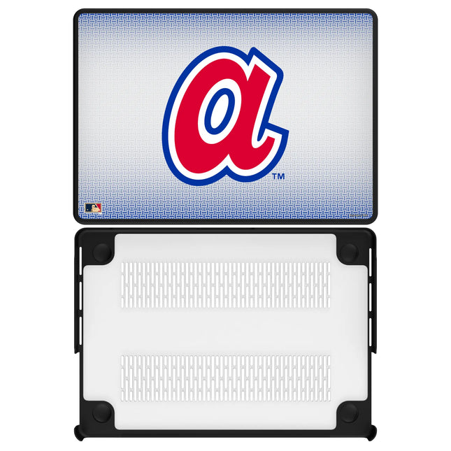 Atlanta Braves 1972-1980 - Cooperstown Collection Linen Laptop Case for Apple MacBook