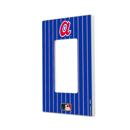 Atlanta Braves 1972-1980 - Cooperstown Collection Pinstripe Hidden-Screw Light Switch Plate