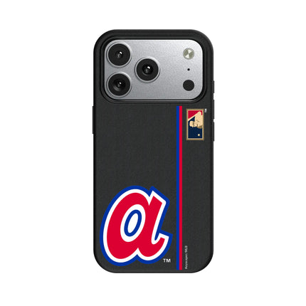 Atlanta Braves 1972-1980 - Cooperstown Collection Sidebar MagSafe Compatible Phone Case for Apple iPhone