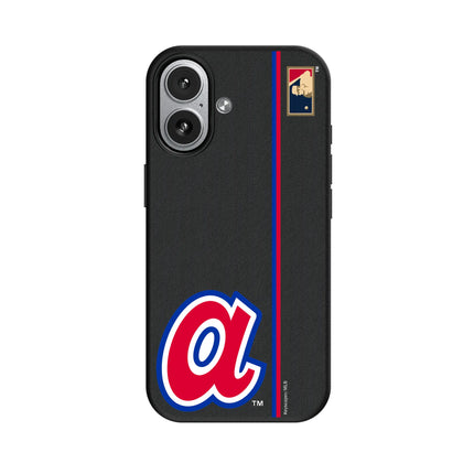 Atlanta Braves 1972-1980 - Cooperstown Collection Sidebar MagSafe Compatible Phone Case for Apple iPhone