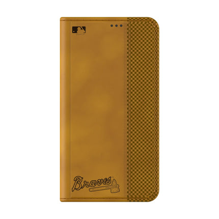 Atlanta Braves Burn Folio Phone Case for Samsung Galaxy