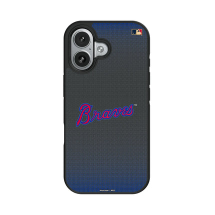 Atlanta Braves Home 2012 - Cooperstown Collection Linen Bump Phone Case for Apple iPhone