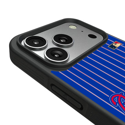Atlanta Braves Home 2012 - Cooperstown Collection Pinstripe Bump Phone Case for Apple iPhone