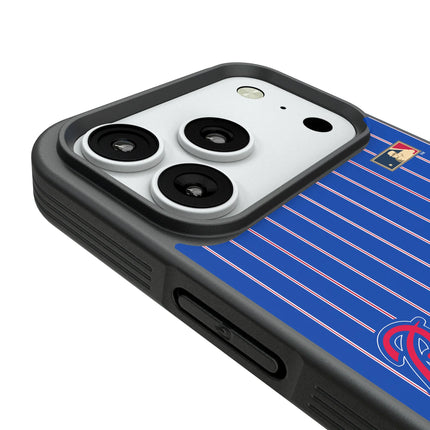 Atlanta Braves Home 2012 - Cooperstown Collection Pinstripe Bump Phone Case for Apple iPhone