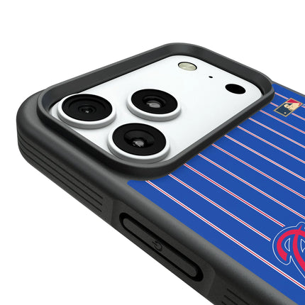 Atlanta Braves Home 2012 - Cooperstown Collection Pinstripe Bump Phone Case for Apple iPhone