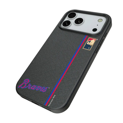 Atlanta Braves Home 2012 - Cooperstown Collection Sidebar MagSafe Compatible Phone Case for Apple iPhone