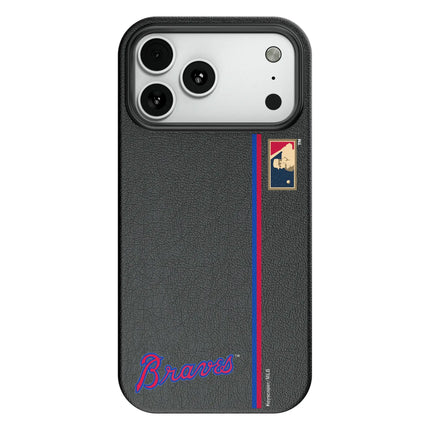 Atlanta Braves Home 2012 - Cooperstown Collection Sidebar MagSafe Compatible Phone Case for Apple iPhone