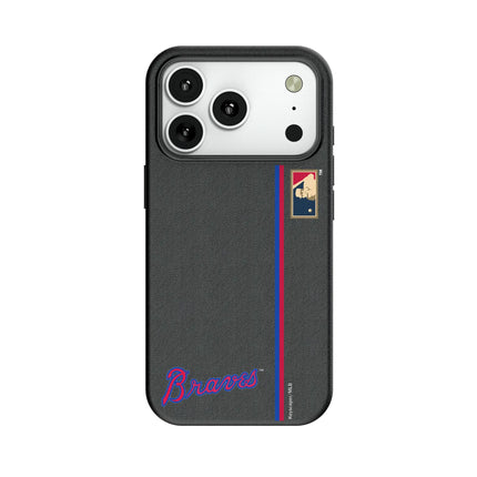 Atlanta Braves Home 2012 - Cooperstown Collection Sidebar MagSafe Compatible Phone Case for Apple iPhone