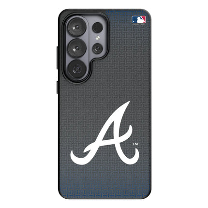 Atlanta Braves Linen MagSafe Compatible Phone Case for Samsung Galaxy