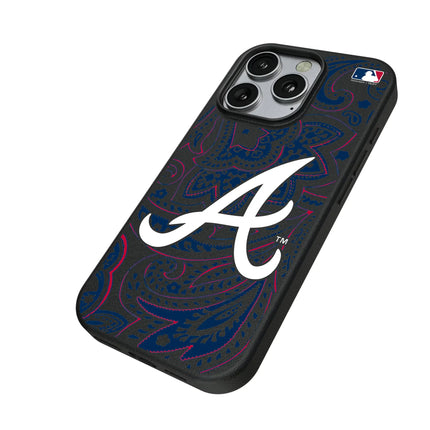 Atlanta Braves Paisley MagSafe Compatible Phone Case for Apple iPhone
