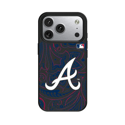 Atlanta Braves Paisley MagSafe Compatible Phone Case for Apple iPhone