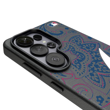 Atlanta Braves Paisley MagSafe Compatible Phone Case for Samsung Galaxy