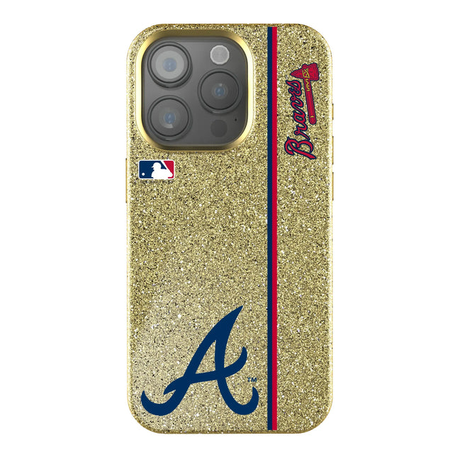 Atlanta Braves Sidebar Bling Phone Case for Apple iPhone