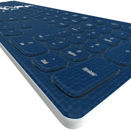 Atlanta Braves Solid Curved Wireless Keyboard