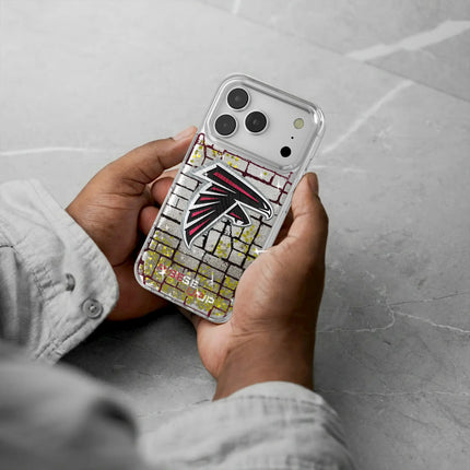 Atlanta Falcons Brick Glitter Phone Case for Apple iPhone