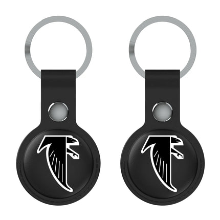Atlanta Falcons Classic Insignia Black Airtag Holder 2-Pack