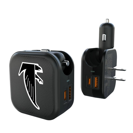 Atlanta Falcons Classic Linen 2 in 1 USB A/C Charger