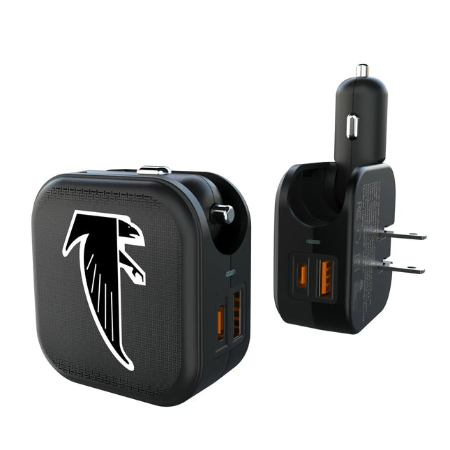 Atlanta Falcons Classic Linen 2 in 1 USB A/C Charger