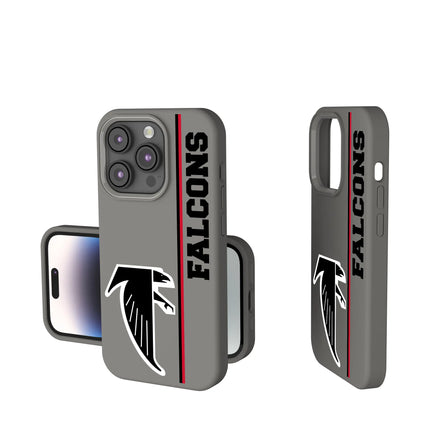 Atlanta Falcons Classic Sidebar Soft Touch Phone Case for Apple iPhone