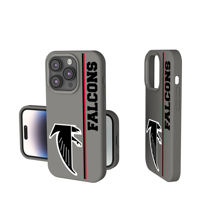Atlanta Falcons Classic Sidebar Soft Touch Phone Case for Apple iPhone