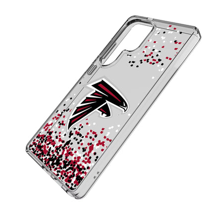 Atlanta Falcons Confetti Clear Phone Case for Samsung Galaxy
