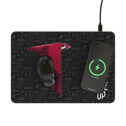 Atlanta Falcons Deco 15-Watt Wireless Charger and Mouse Pad