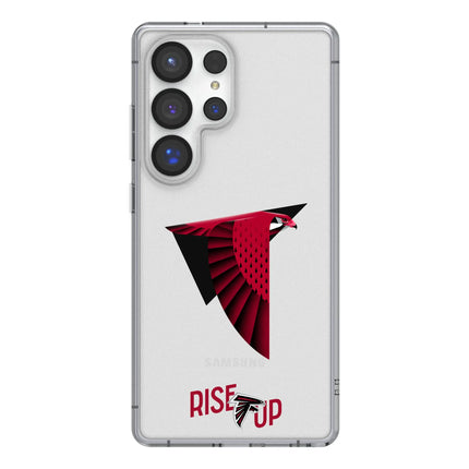 Atlanta Falcons Deco Clear Phone Case for Samsung Galaxy