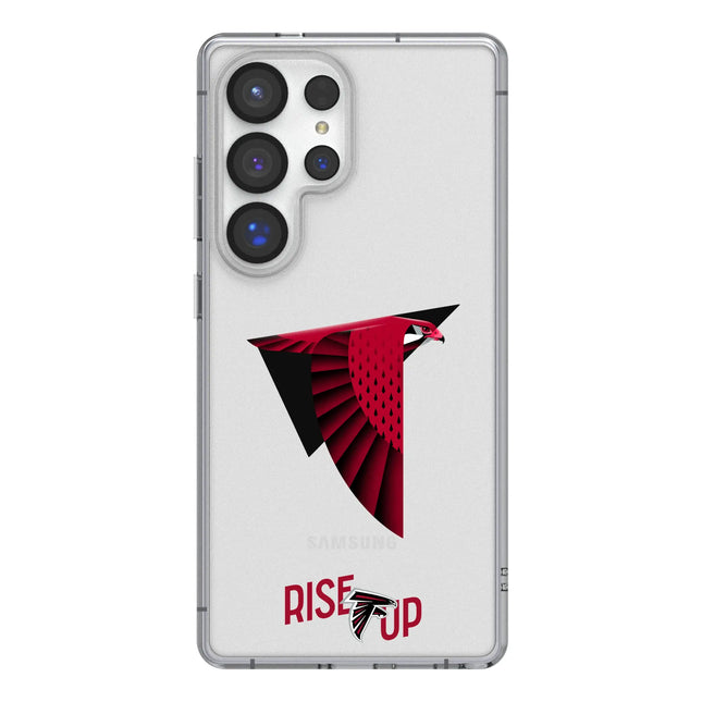 Atlanta Falcons Deco Clear Phone Case for Samsung Galaxy