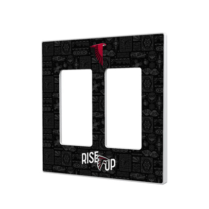Atlanta Falcons Deco Hidden-Screw Light Switch Plate