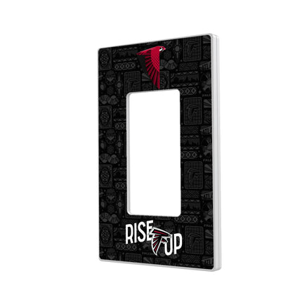 Atlanta Falcons Deco Hidden-Screw Light Switch Plate