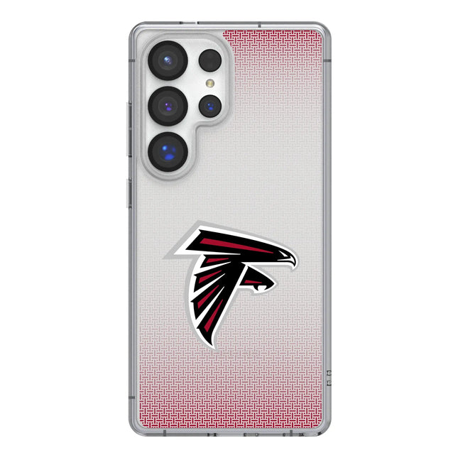 Atlanta Falcons Linen Clear Phone Case for Samsung Galaxy