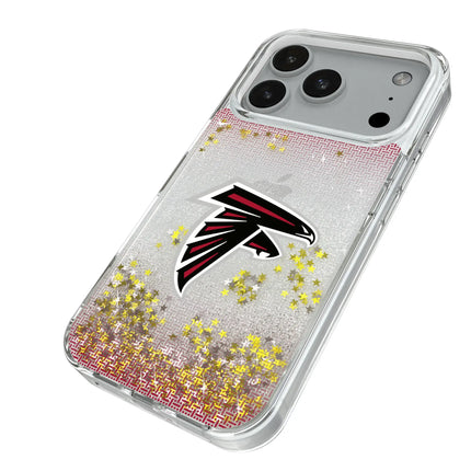 Atlanta Falcons Linen Glitter Phone Case for Apple iPhone