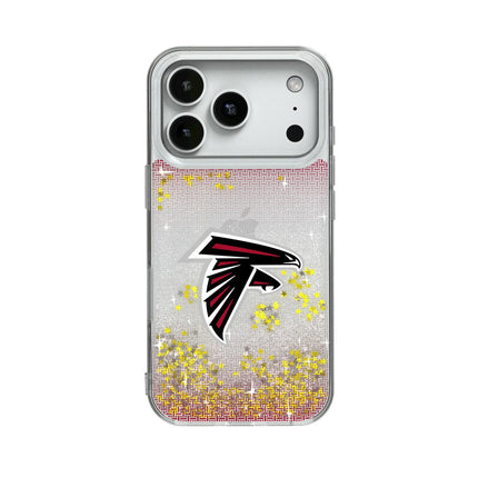 Atlanta Falcons Linen Glitter Phone Case for Apple iPhone