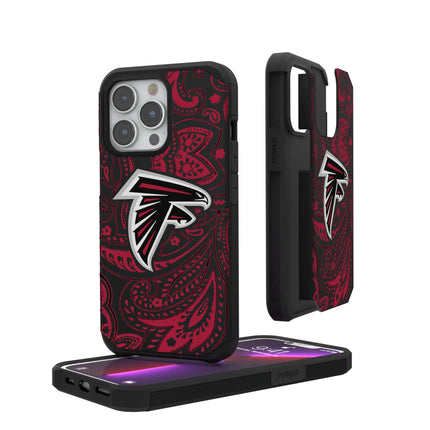Atlanta Falcons Paisley Rugged Phone Case for Apple iPhone