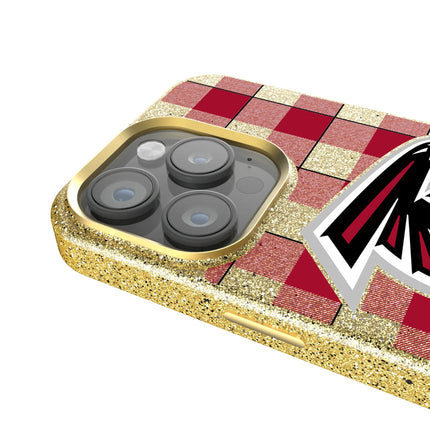 Atlanta Falcons Plaid Bling Phone Case for Apple iPhone