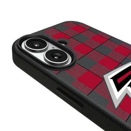 Atlanta Falcons Plaid MagSafe Compatible Phone Case for Apple iPhone