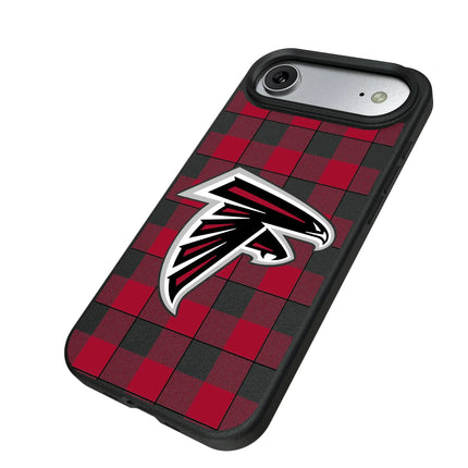 Atlanta Falcons Plaid MagSafe Compatible Phone Case for Apple iPhone